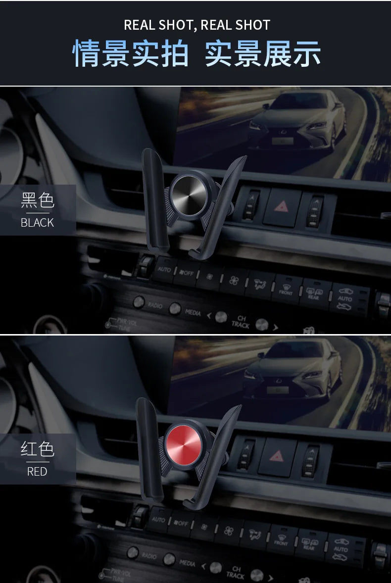Gravity Car Phone Holder Mobile Stand Smartphone GPS Support Mount No Magnetic Mobile Phone Stand Support Smartphone
