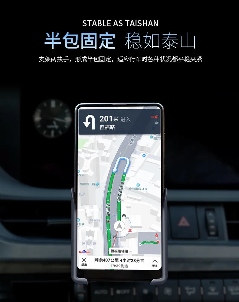 Gravity Car Phone Holder Mobile Stand Smartphone GPS Support Mount No Magnetic Mobile Phone Stand Support Smartphone