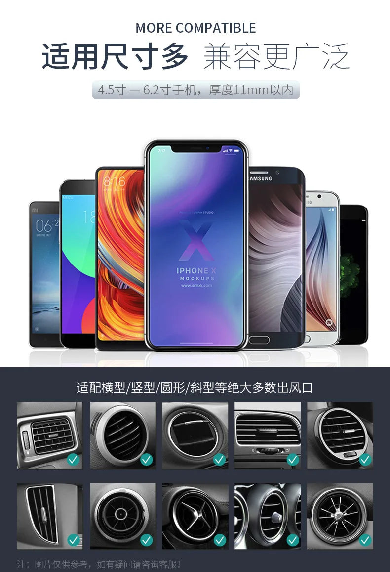 Gravity Car Phone Holder Mobile Stand Smartphone GPS Support Mount No Magnetic Mobile Phone Stand Support Smartphone