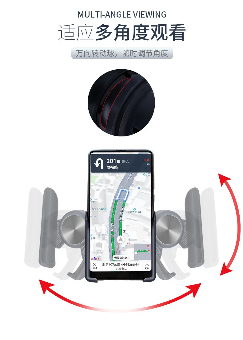 Gravity Car Phone Holder Mobile Stand Smartphone GPS Support Mount No Magnetic Mobile Phone Stand Support Smartphone
