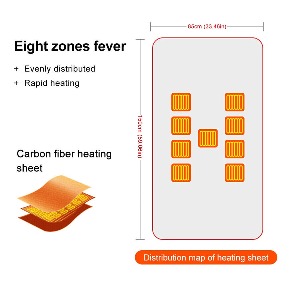 Luxury Heated Electric Blanket | Ultra-Soft Winter Warmth