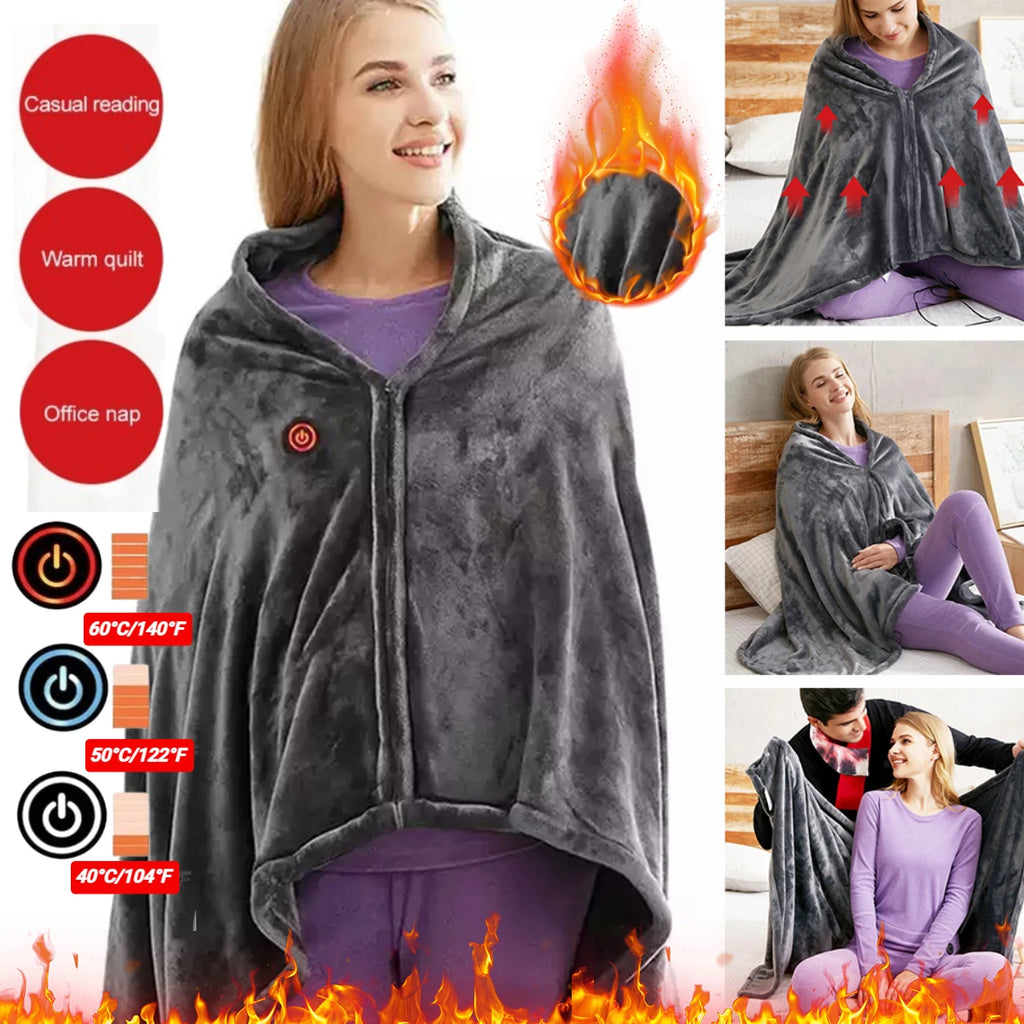 Luxury Heated Electric Blanket | Ultra-Soft Winter Warmth