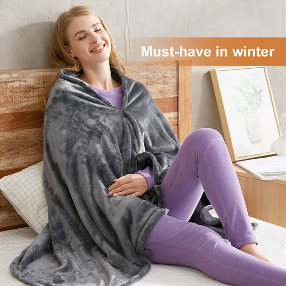 Luxury Heated Electric Blanket | Ultra-Soft Winter Warmth