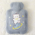 Hot Water Bag Thickened Explosion-Proof Plush Cartoon Large-Sized Warm Water Bag Botella De Agua Kawaii Water Bottle for Kids