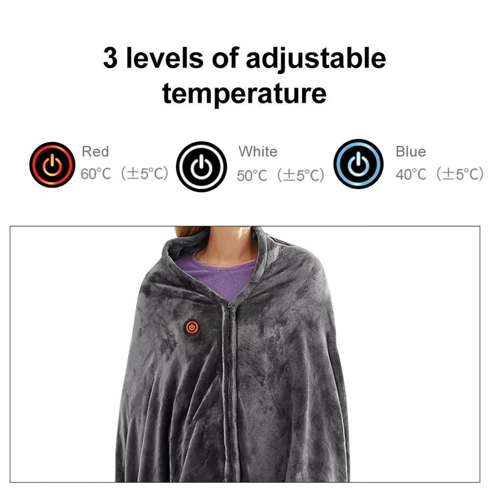 Luxury Heated Electric Blanket | Ultra-Soft Winter Warmth
