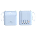 20000mAh 10000mAh Power Bank Built-in Cable Phone External Battery Powerbank Charger for Xiaomi Poco iPhone Samsung iPad
