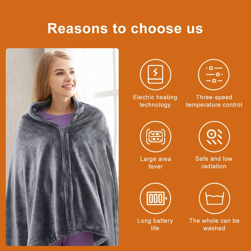 Luxury Heated Electric Blanket | Ultra-Soft Winter Warmth