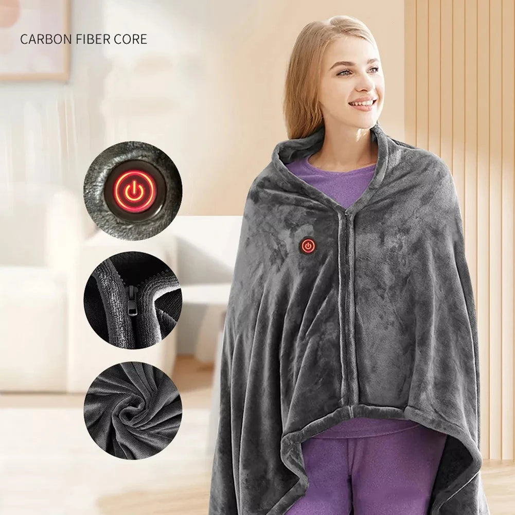 Luxury Heated Electric Blanket | Ultra-Soft Winter Warmth