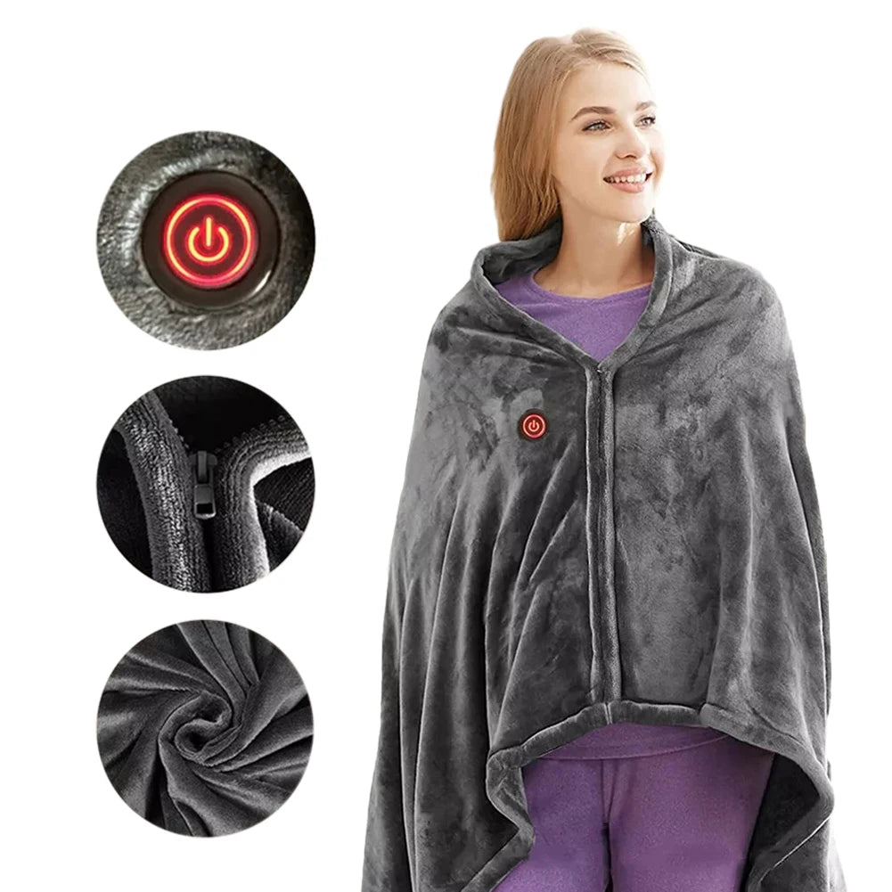 Luxury Heated Electric Blanket | Ultra-Soft Winter Warmth